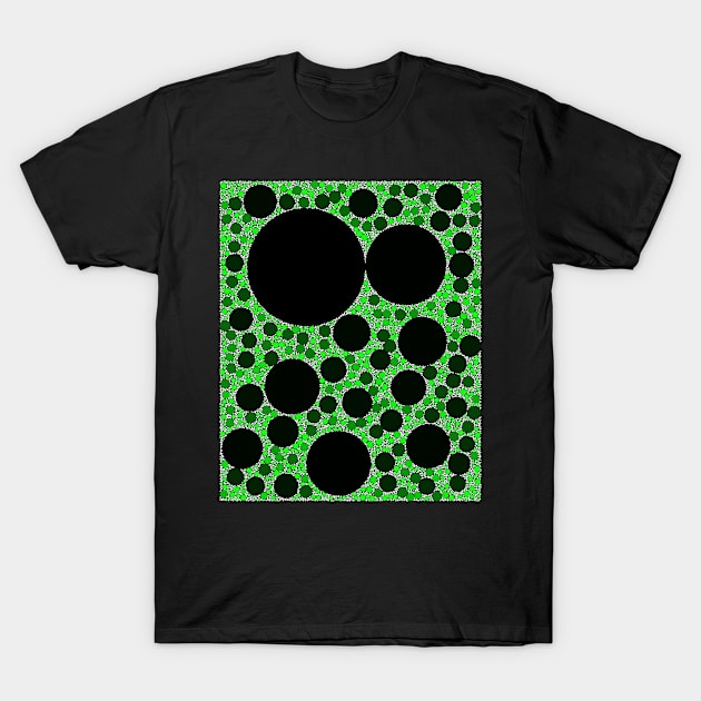 Random Tiling Green T-Shirt by rupertrussell